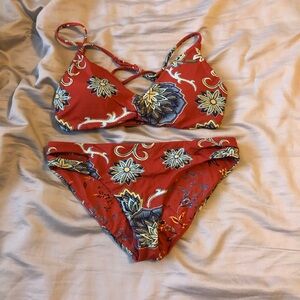 Roxy Reversible Maroon Bikini